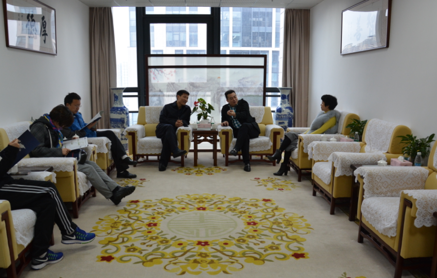 環(huán)保部環(huán)境工程評估中心姜主任一行蒞臨盛發(fā)集團并參觀(guān)中科院